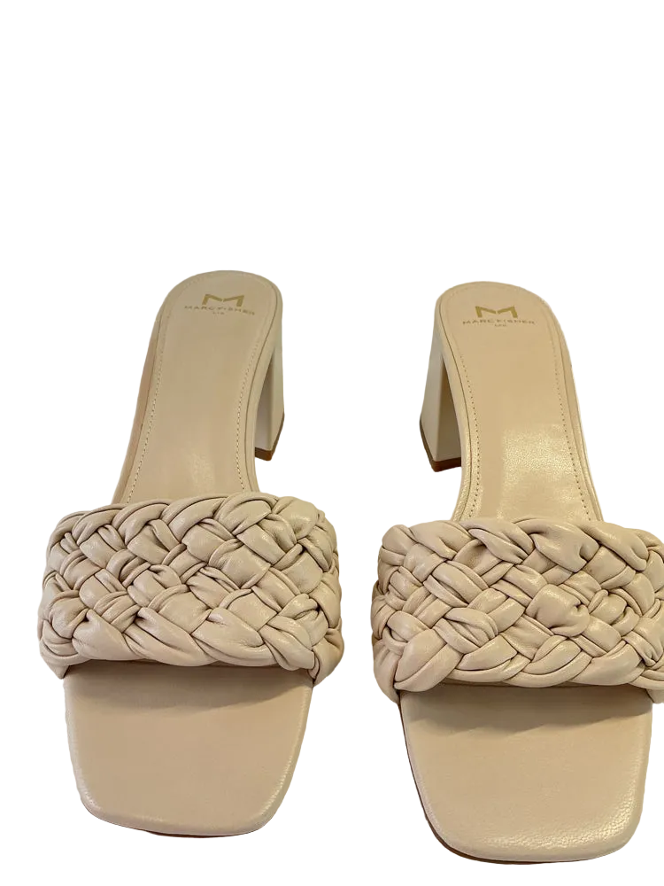 Marc Fisher Shoe Size 10 Tan Nahea Heels
