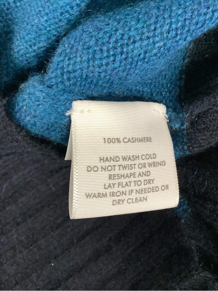 White + Warren Size M Gray multi Sweater