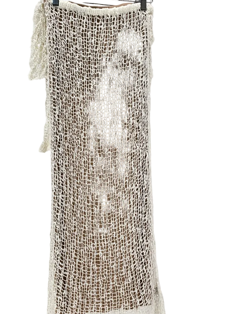 Meshki Size S Cream Dress