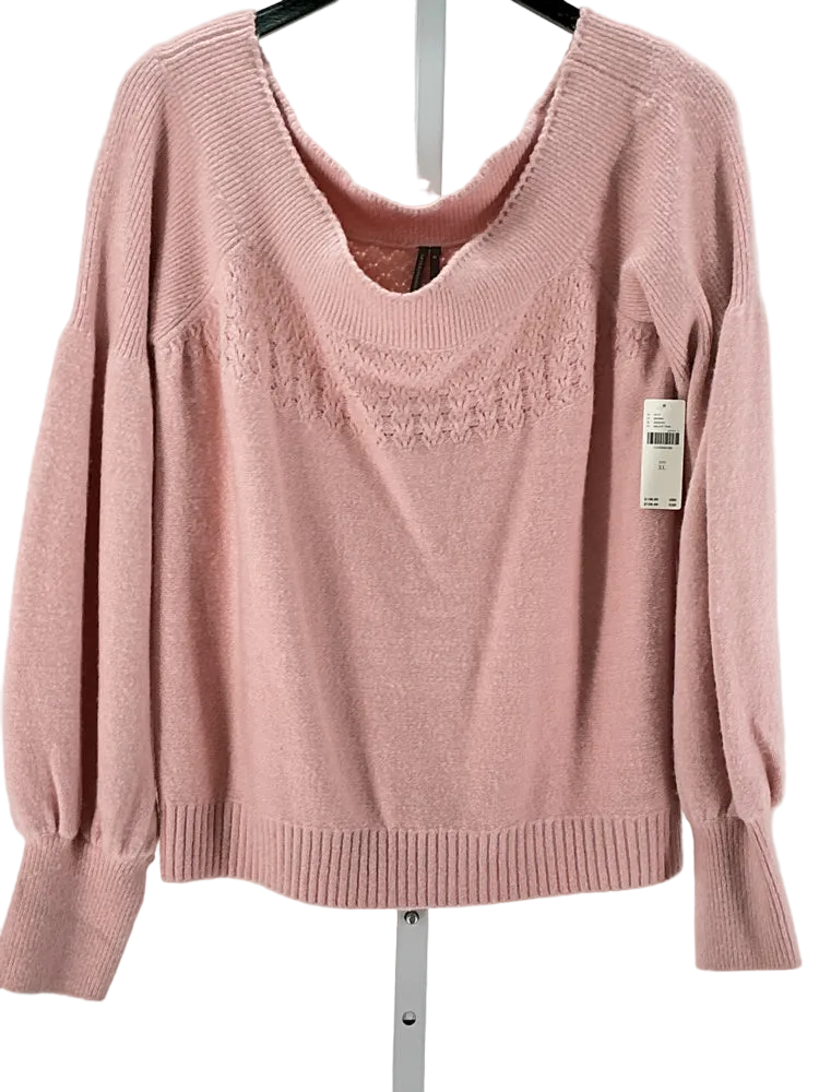 Anthropologie Size XL Pink Sweater
