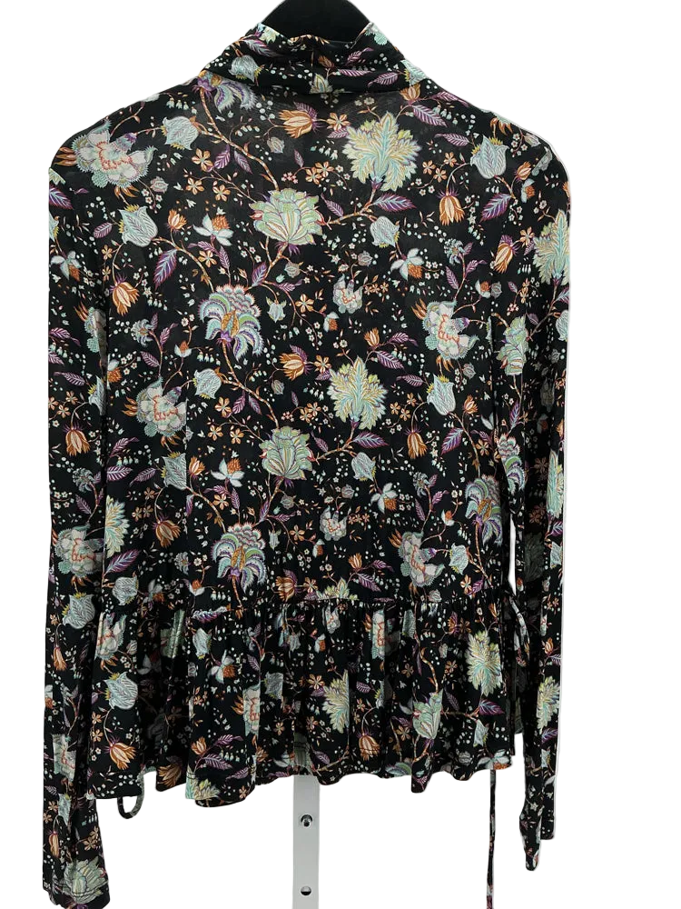 Ulla johnson Size M Black multi Eve Shirt