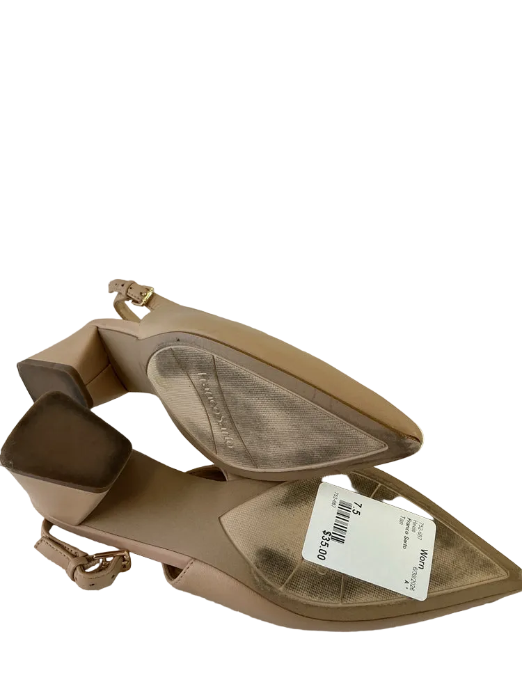 Franco Sarto Shoe Size 7.5 Tan Heels
