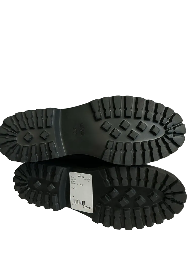 vivaia Shoe Size 7 Black Francesca Loafers
