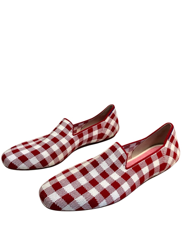 Rothy's Shoe Size 11.5 Red & White Flats
