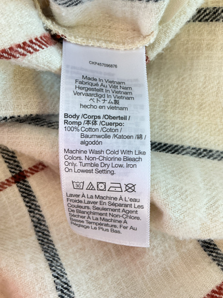 Madewell Size L Cream multi Shirt