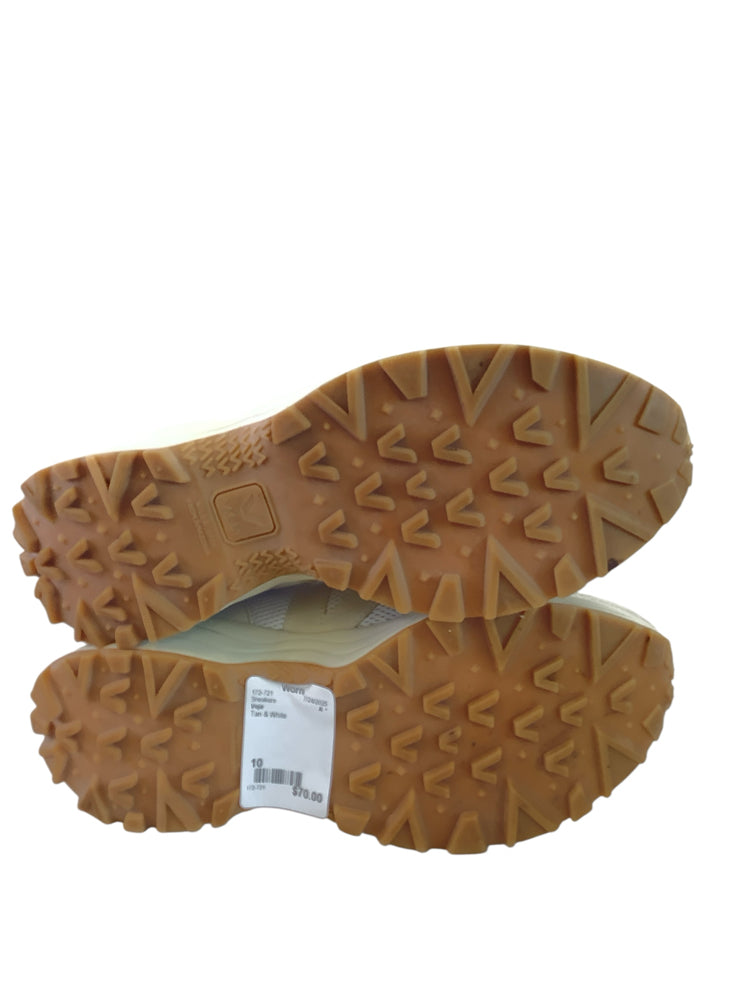 Veja Shoe Size 10 Tan & White Sneakers
