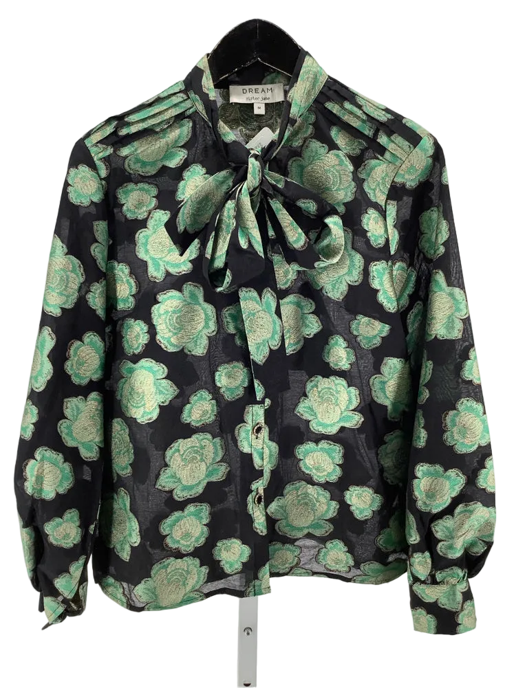 Dream Sister Jane Size M Black multi Shirt