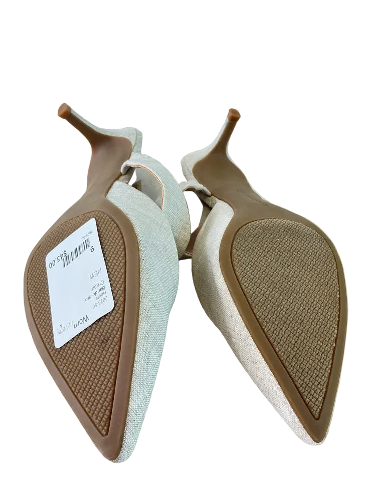 Bandolino Shoe Size 9 Cream Heels