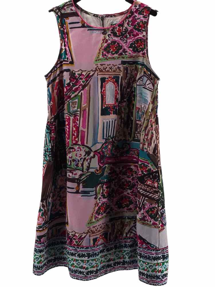 by anthropologie Size S Pink multi Amelia Dress