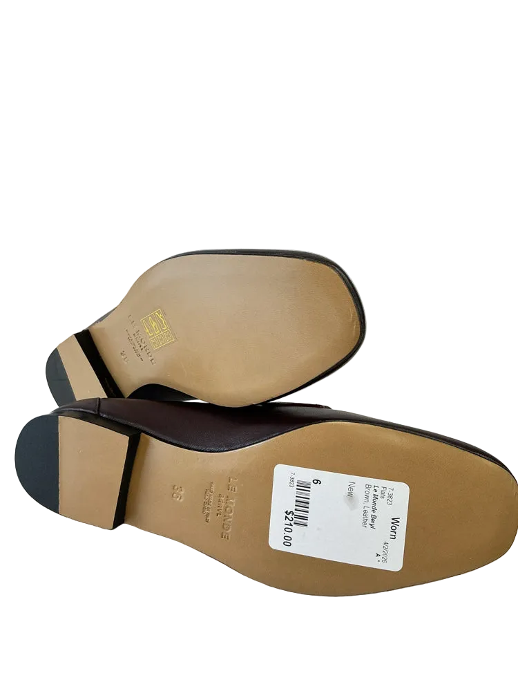 Le Monde Beryl Shoe Size 6 Brown Flats