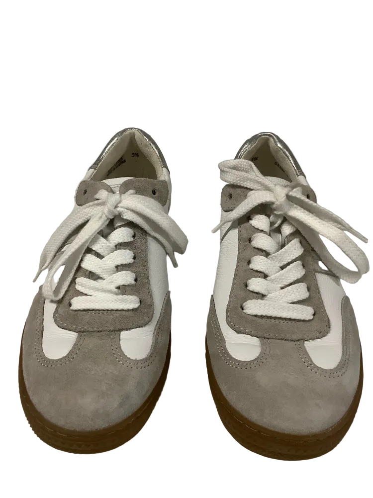 Paul Green Shoe Size 6 White & Gray Dalton Sneakers