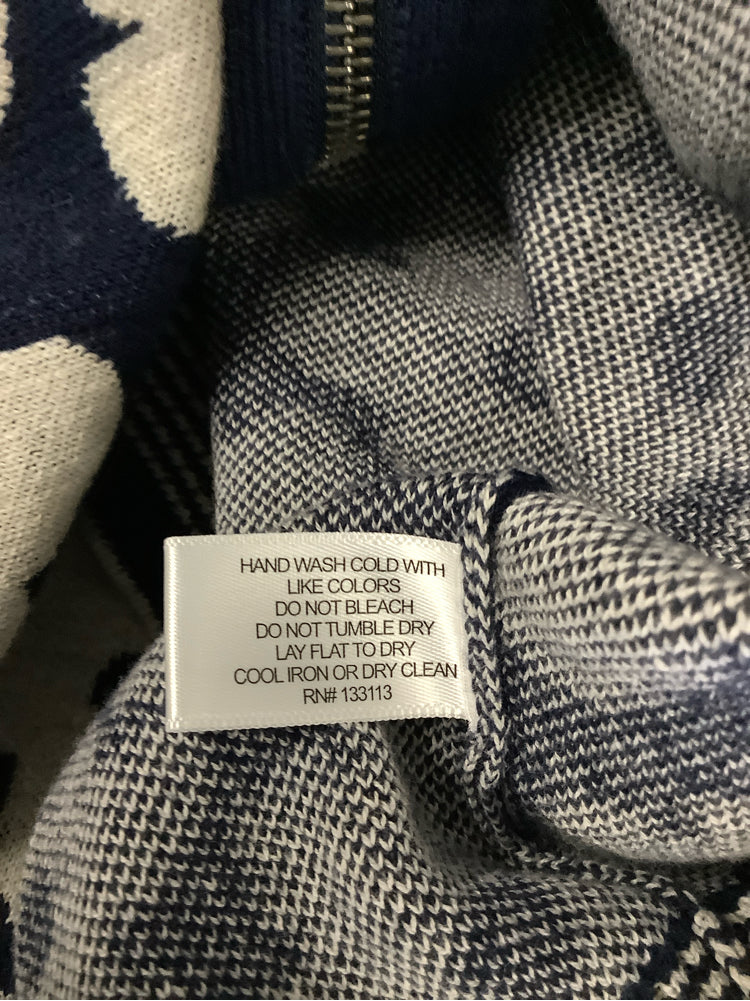 Lisa Todd Size XL Navy & Gray Daisy Dreamer Jacket