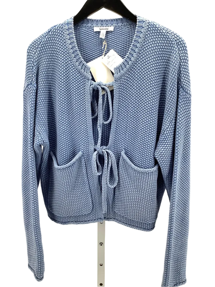 Splendid Size L Blue Roxie Cardigan