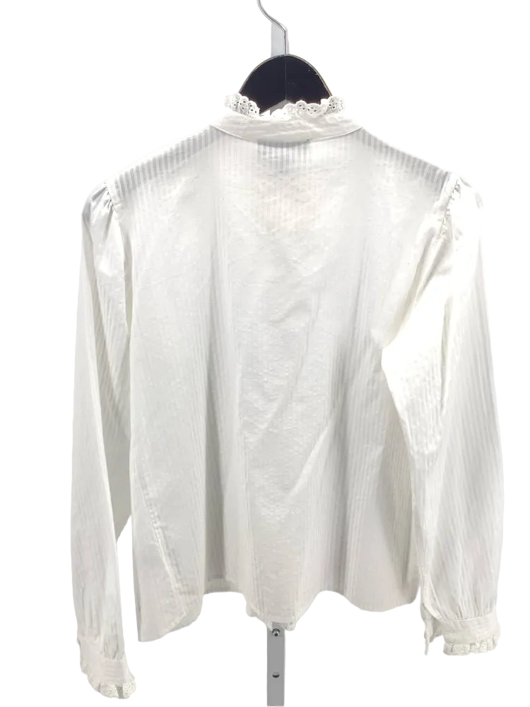 Nili Lotan Size M White Shirt