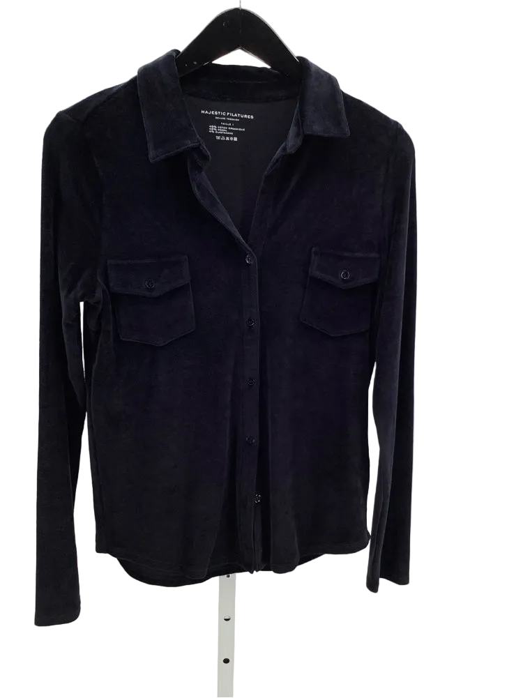 Majestic Filatures Size XS/S Black Shirt