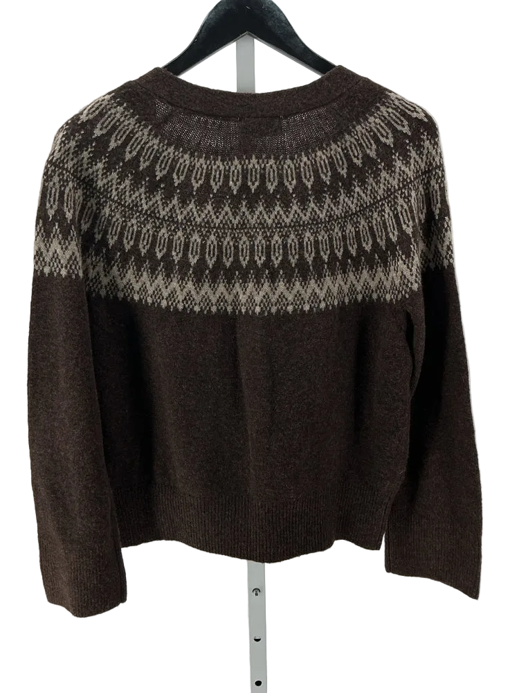LNA Size XS Brown Multi Sweater