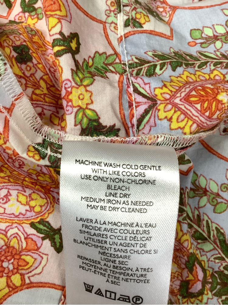 by anthropologie Size M Orange Multi Somerset Dress