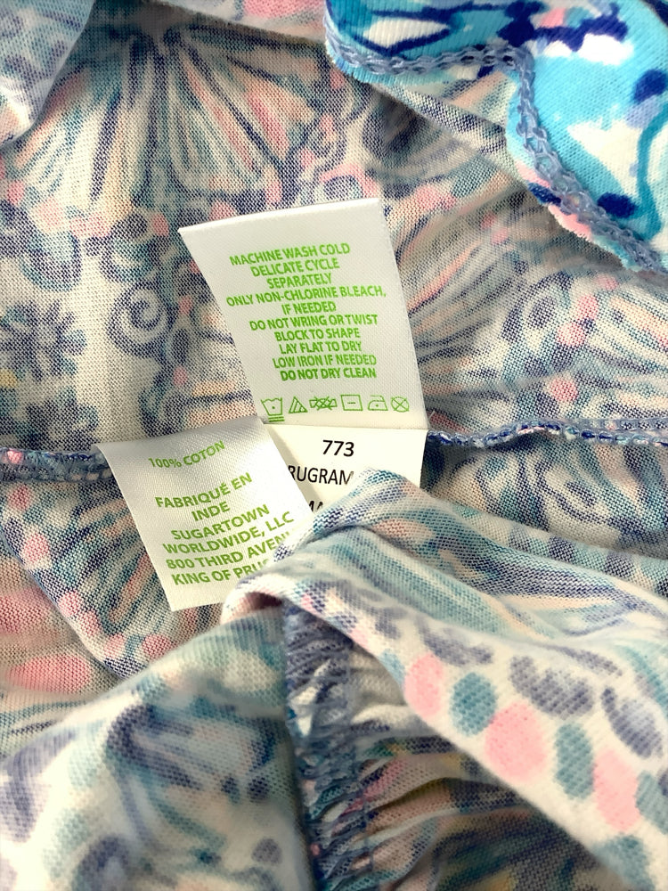 Lilly Pulitzer Size XL Blue Multi Dress