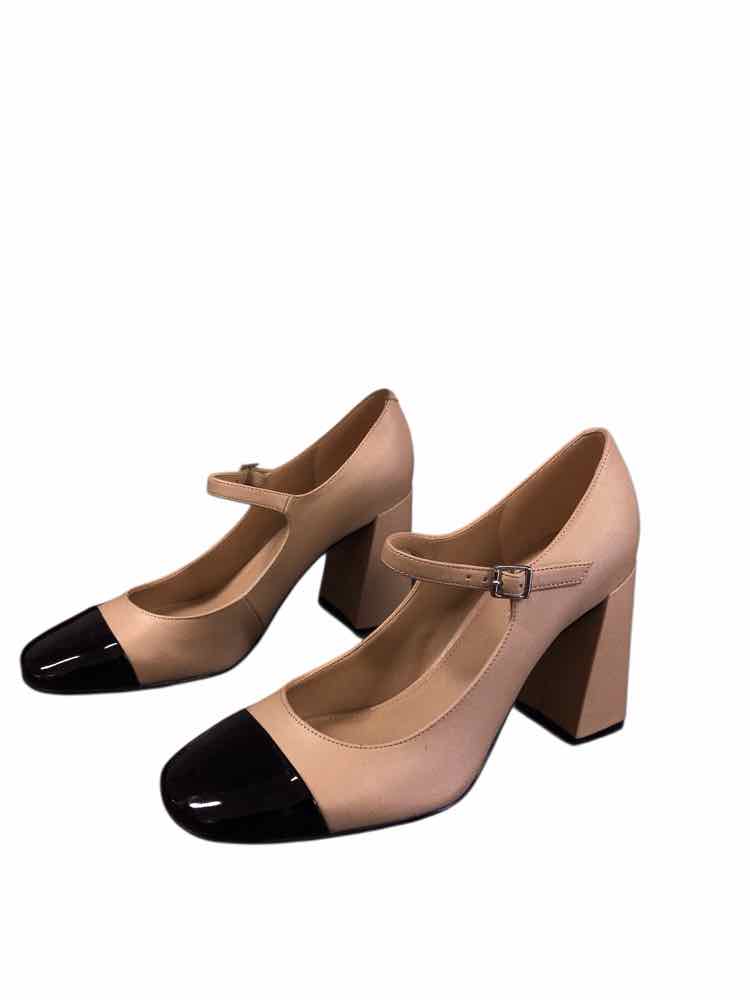 Marc Fisher Shoe Size 8 Tan & Black Heels