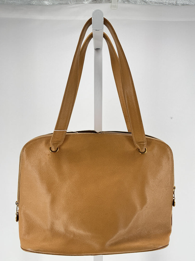 Chanel Tan Handbags