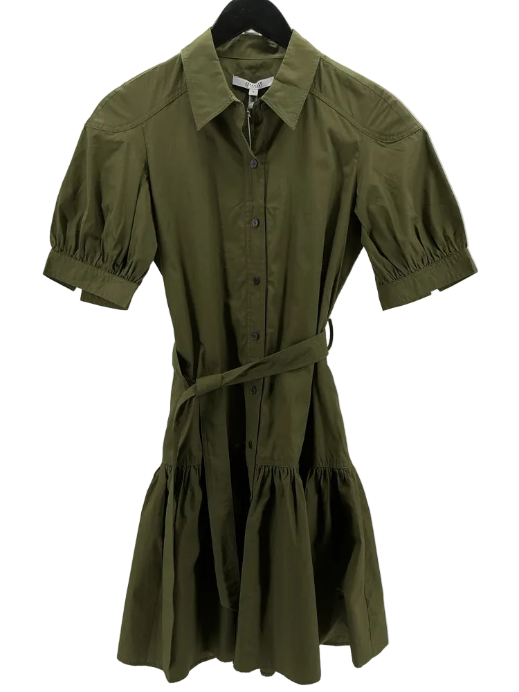 Derek Lam 10 Crosby Size 4 Olive Luma Dress