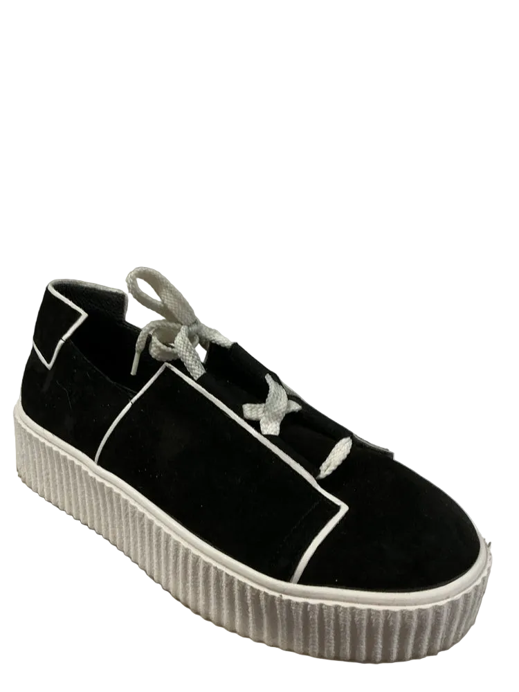 DYAN Shoe Size 7.5/8 Black Lili Sneakers