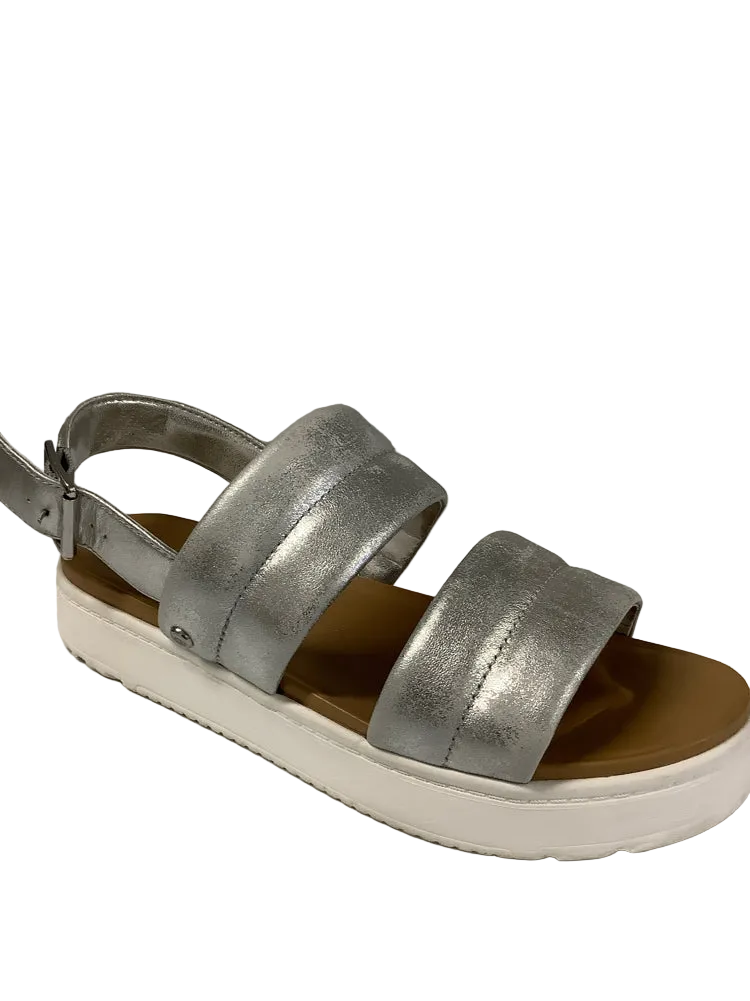 Ugg Shoe Size 8.5 Silver Zayne Sandals