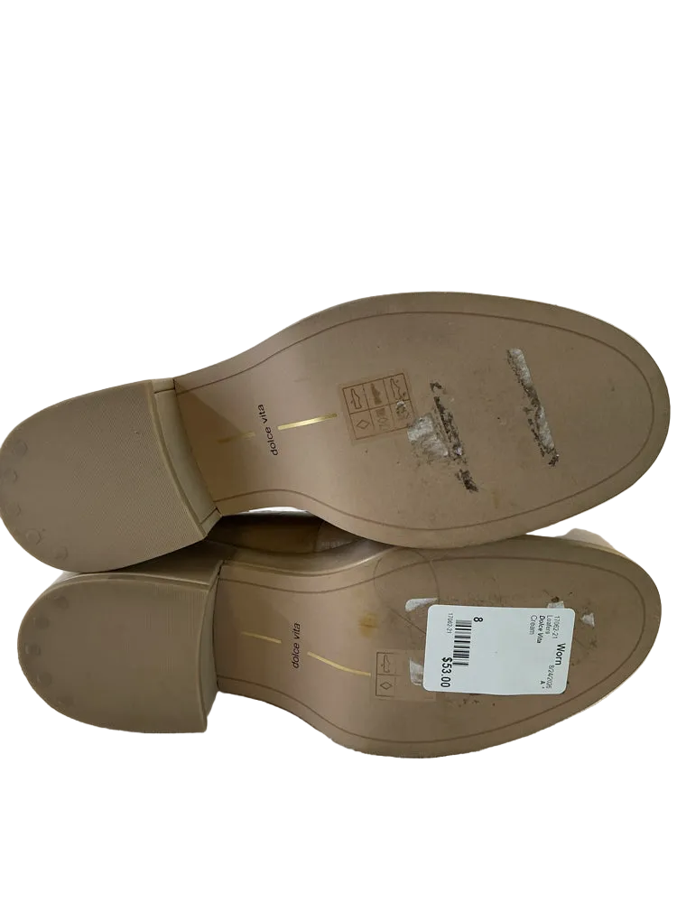 Dolce Vita Shoe Size 8 Cream Loafers
