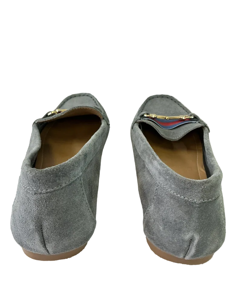 Coach and Four Shoe Size 8 Gray Loafers