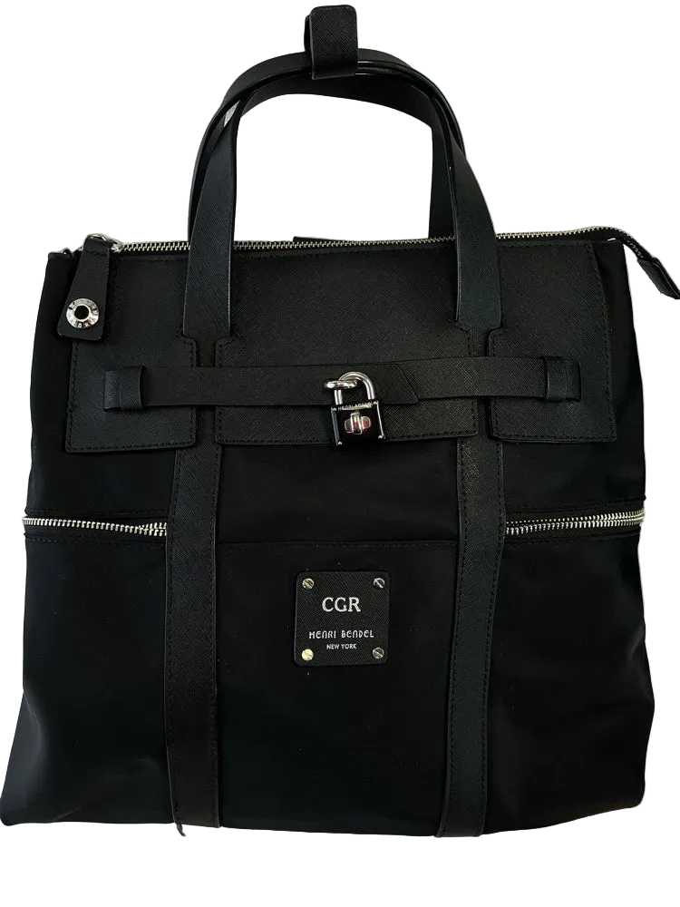 Henri Bendel Black Backpack