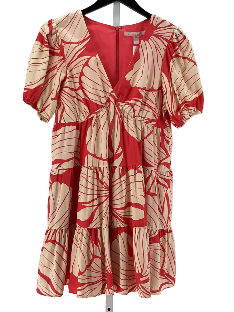hatch Size M Coral & Tan Dress