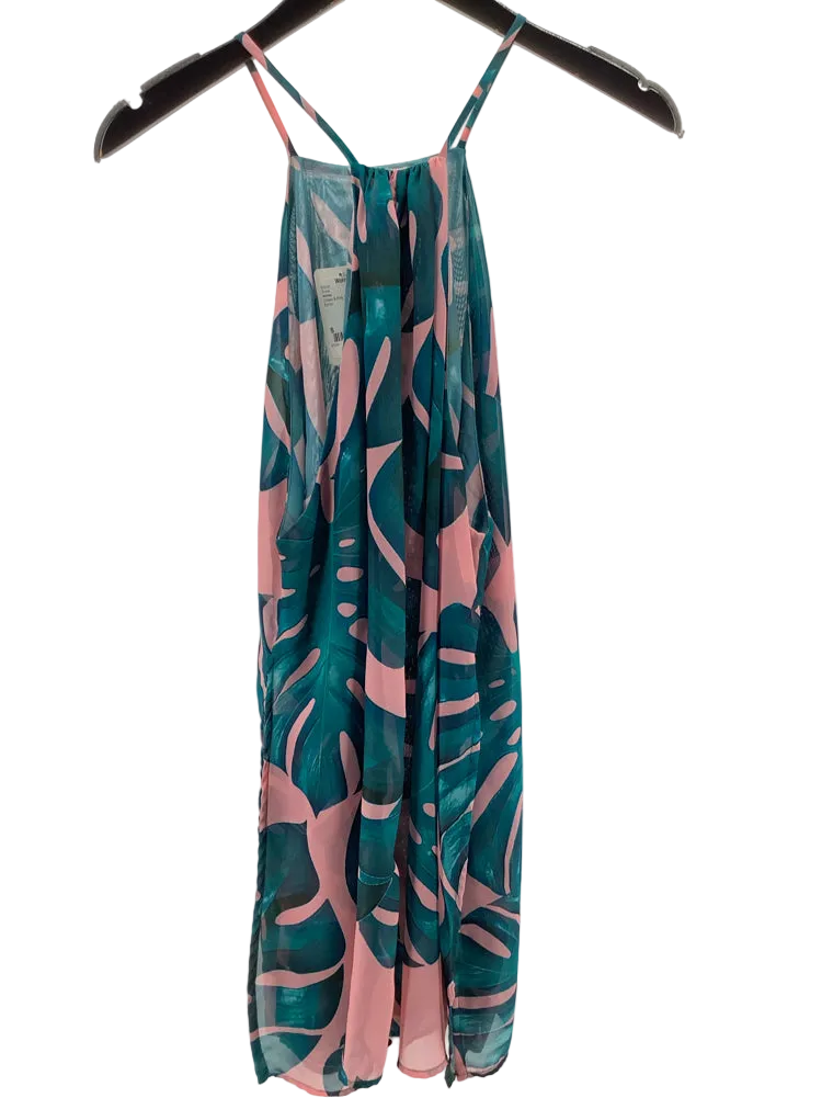 mumu Size S Green & Pink Byron Dress