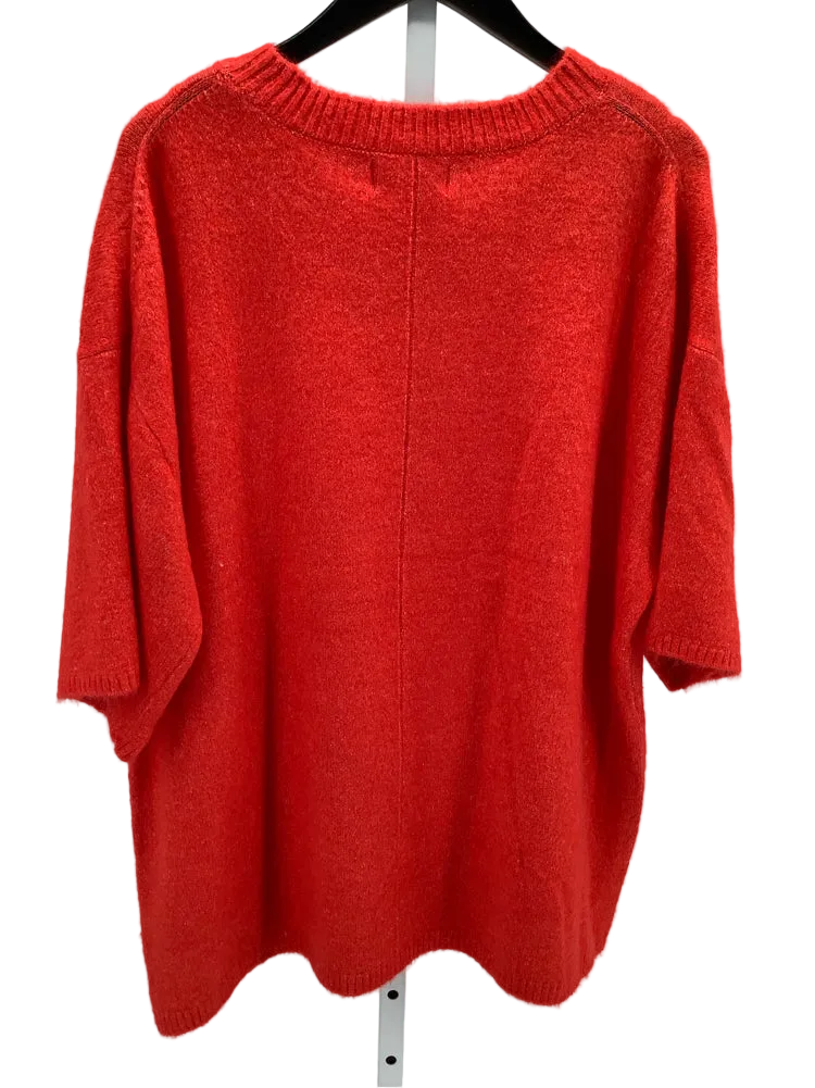 Free People Size XL Red Sweater