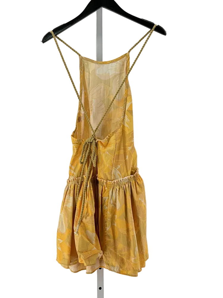 Free People Size S Yellow Dress