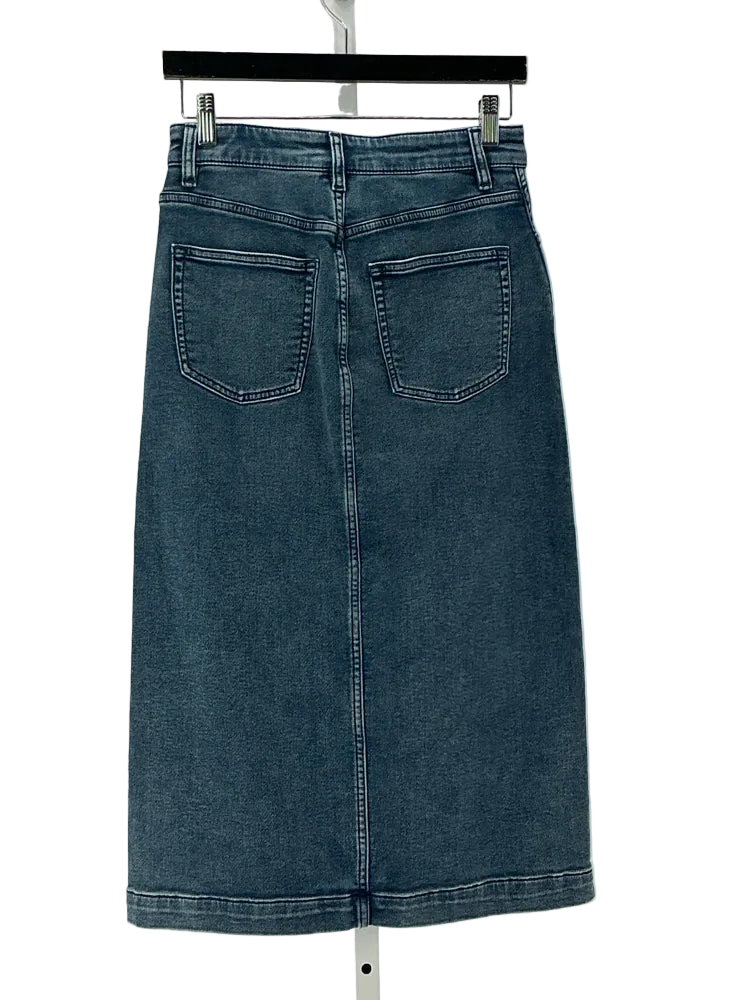 Faherty Size 2 Denim Skirt