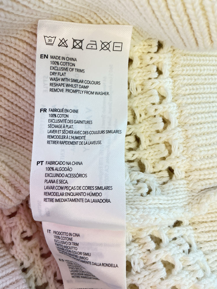 Varley Size XS Cream Alva Sweater