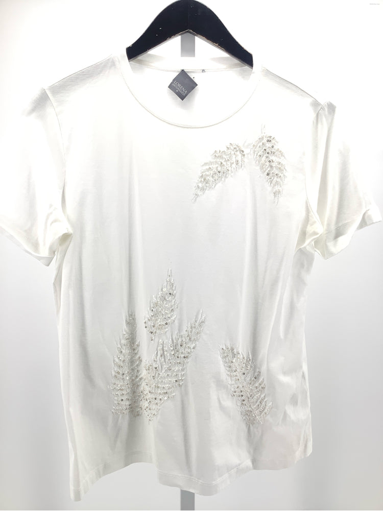 Lorena Antoniazzi Size L/XL White Shirt