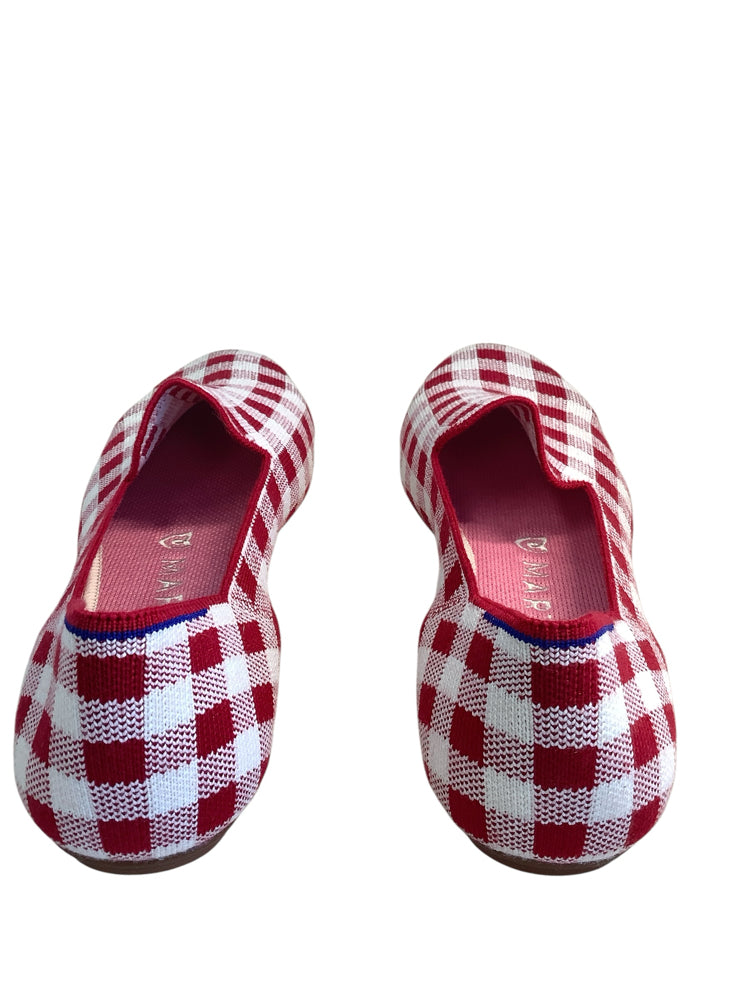 Rothy's Shoe Size 11.5 Red & White Flats