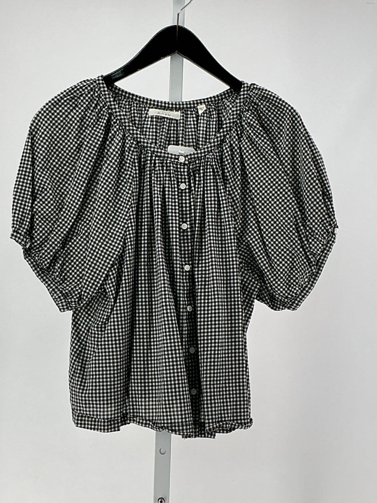 Doen Size M Black & White Shirt