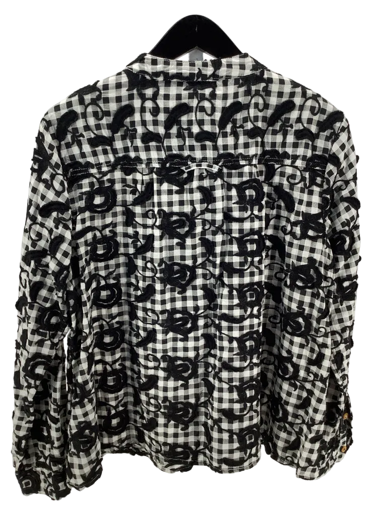 Pilcro Size S White & black Shirt