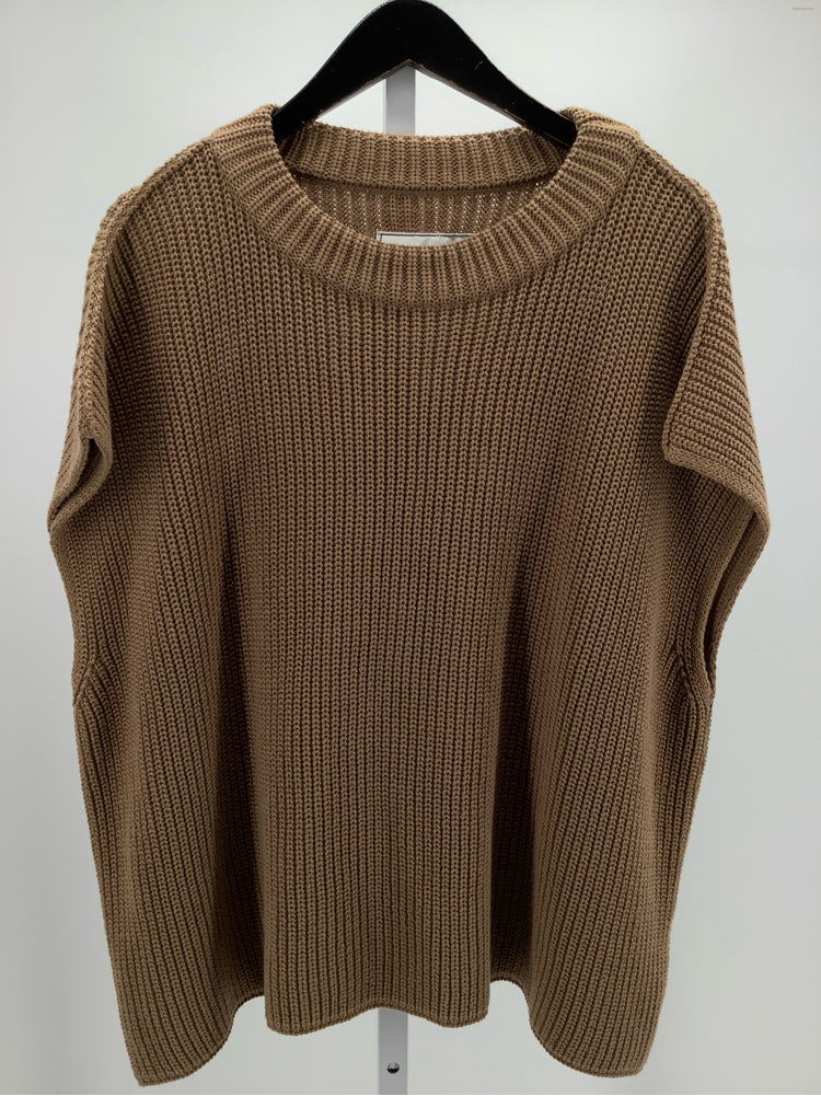 Frank & Eileen Size L Brown Montecito Sweater
