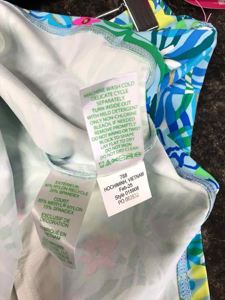Lilly Pulitzer Luxletic Size XS Blue Multi Skort