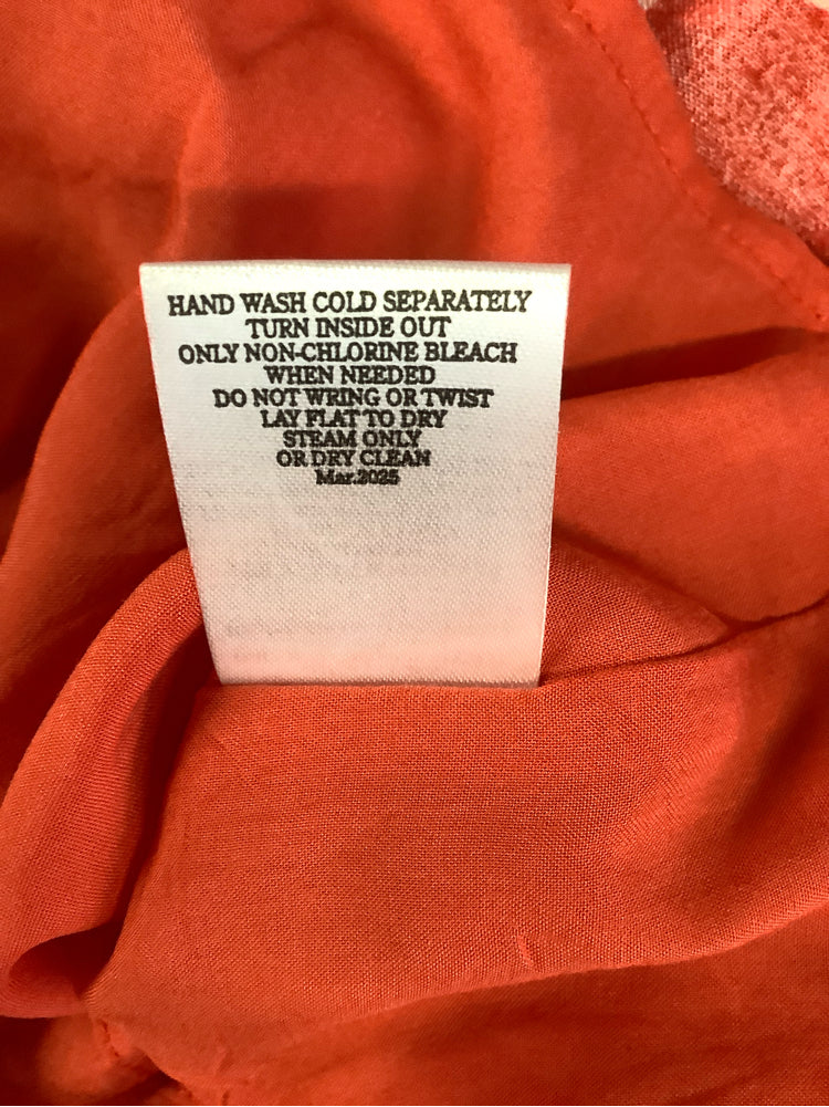 Z supply Size S Orange & Tan Toluca Cala Dress