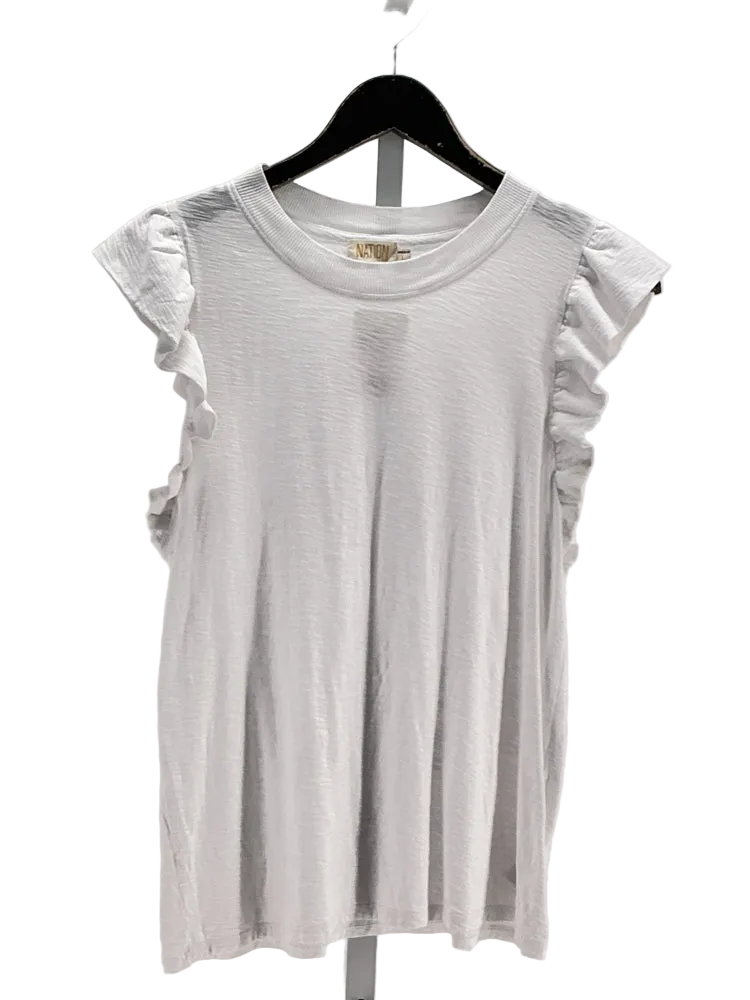 Nation Size L White Shirt