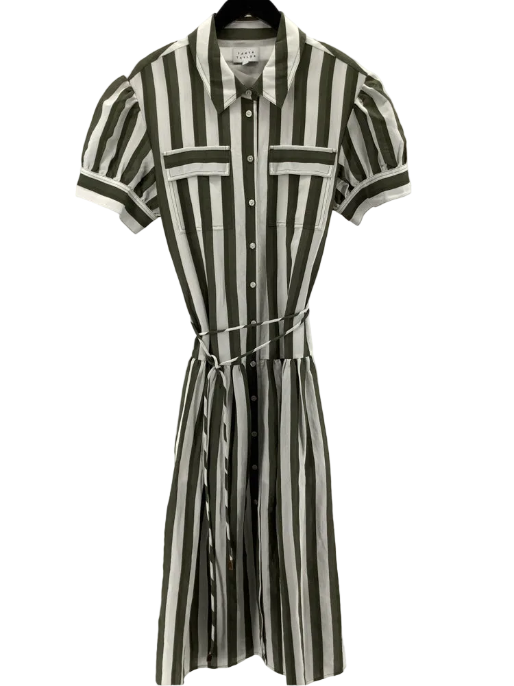 Tania Size L Olive & white Carrington Dress