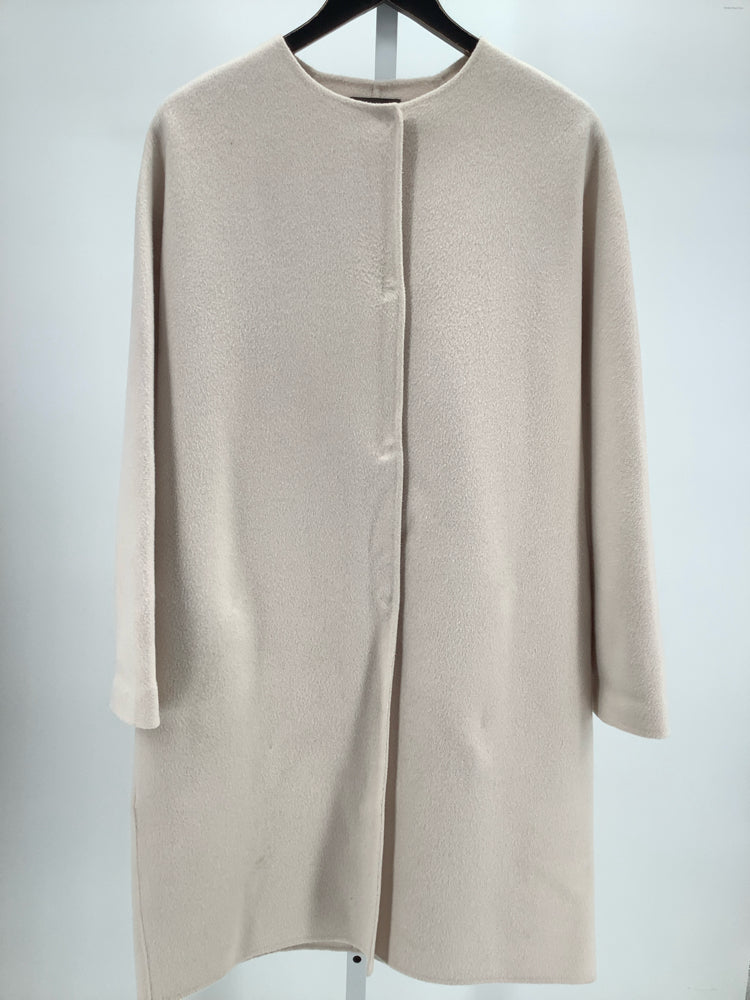 Theory Size M Cream Coat