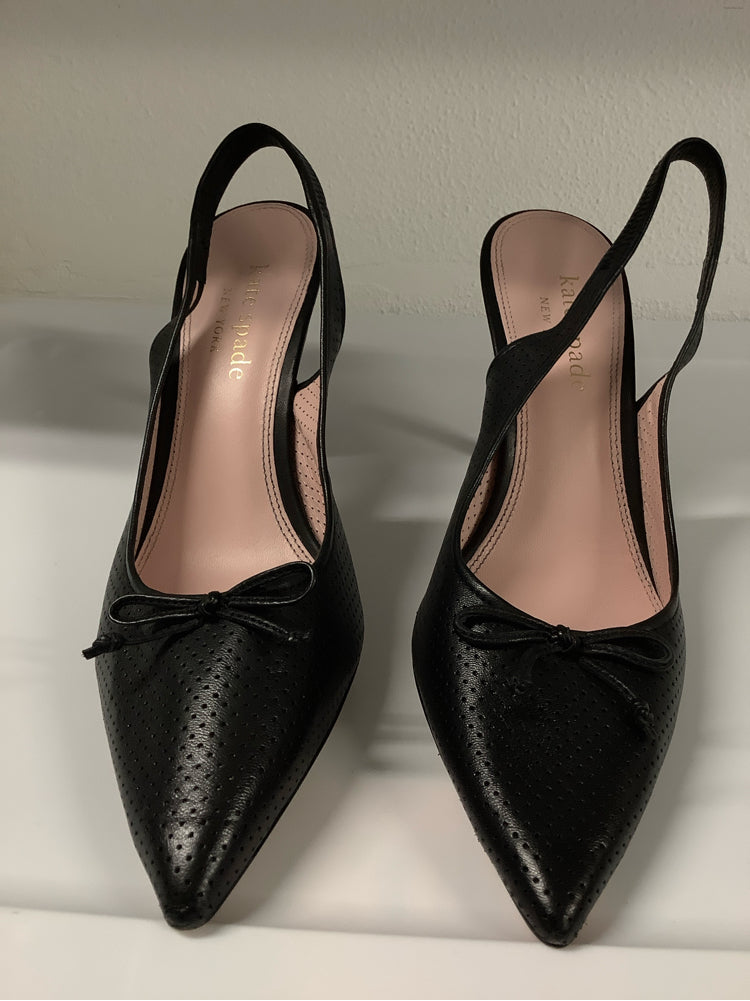 Kate Spade Shoe Size 8 Black Veronica Slingbacks