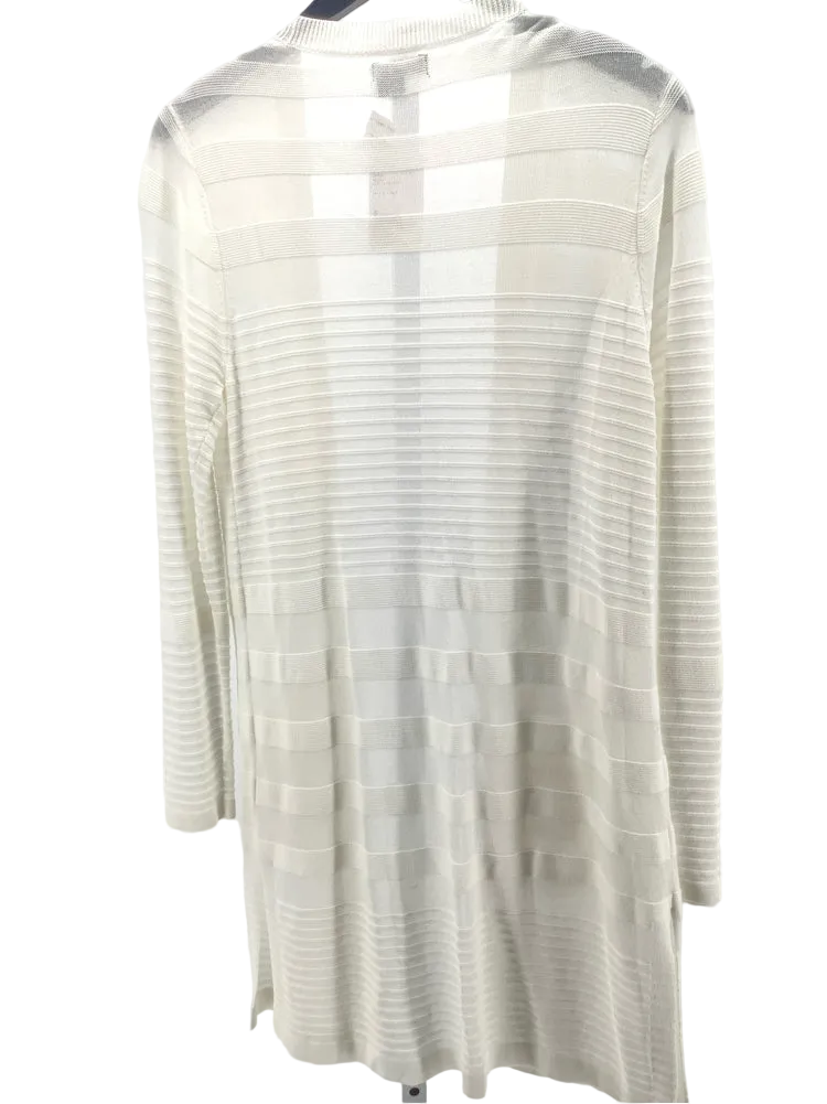 Bylyse Size S White Cardigan