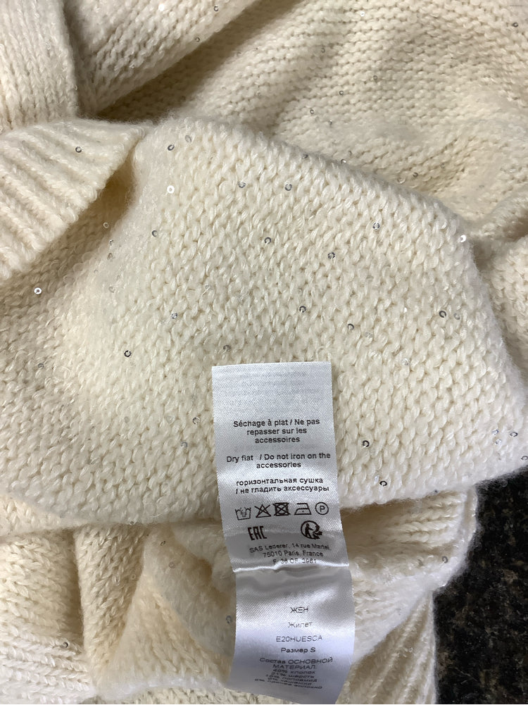 Max & Moi Size S Cream Cardigan