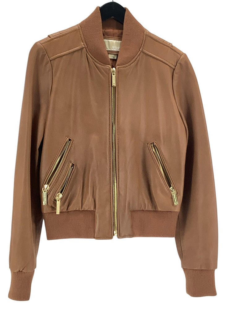 ジャケット MICHAEL KORS Women Jackets MR5100CGQ0 110 Brown Cheetah Print Stretch Crepe Blazer | Michael Kors [US]
